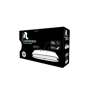 Oreiller RICHBOND CONFORTECH 66x40cm - Blanc