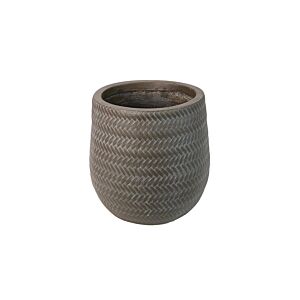 Pot En Fibre 22cm - Taupe Pots / cache pot / jardinières