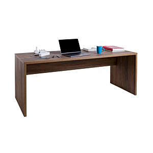 Bureau DAVINCI BRERA 180x70x75cm - Marron Bureau Professionnel