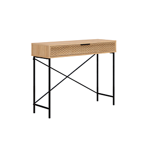 Console ECRIN 110x110x85cm - Chêne / Noir Console