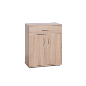 Commode PEGGY 2 Portes Et 1 tiroir - Beige