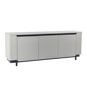 Buffet 3 Portes VODOL - Beige / Noir Séjour Ramadan