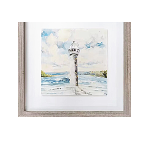 TABLEAU LE PHARE EN TOILE IMPRIMéE 30x30 - Multicouleur