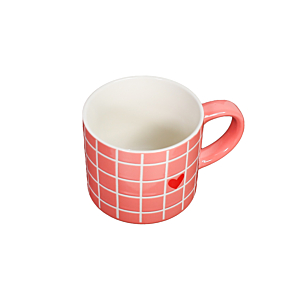 Set De 4 Mugs En Porcelaine - Multicouleur