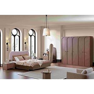 Armoire MALAGA 5 Portes - Marron