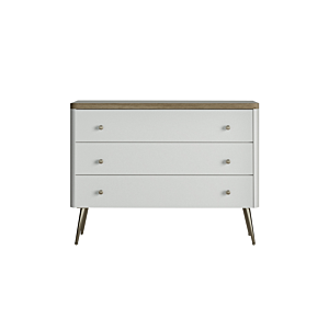 Commode LIDYA - Blanc / Beige Commodes et coiffeuses