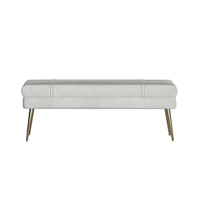 BANC PIED DE LIT LIDYA - Blanc Coffres et tiroirs de lit