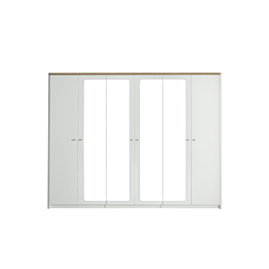 Armoire LIDYA - Blanc / Beige Armoires