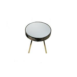 Table Ronde VAPOR-brass - Doré