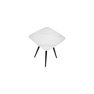 Set De 2 tables PIETRA - Blanc / Noir Tables d'appoint