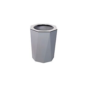 Poubelle 5L 25cm - Gris Poubelles de salle de bain