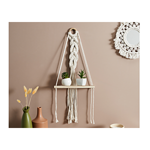 Étagère Murale Décorative BOHO 25cm - Beige 