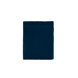 Drap Plat Uni Flanelle - Bleu Marine Textile Ramadan