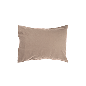 Taie D’Oreiller UNI FLANELLE 50x70cm - Taupe Textile Ramadan