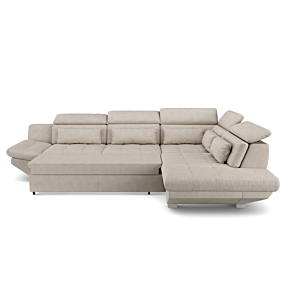 Canapé d'angle Droit NEW ETERNITY avec fonction lit + tiroir Sofa Ramadan