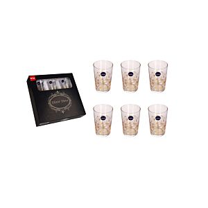 PACK DE 6 VERRES ELIXIR - Doré Art de la table Ramadan