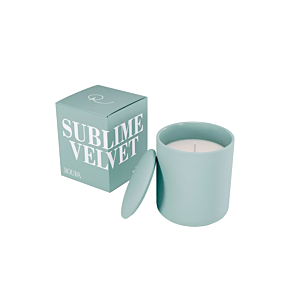 Bougie Parfumée En Porcelaine Avec Couvercle - Vert Bougies décoratives