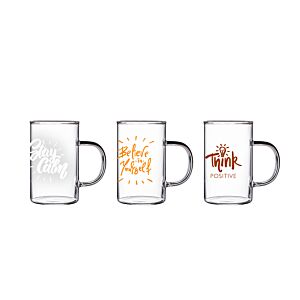 Set de 3 mugs décorés 200 ml - Blanc Tasses et mugs