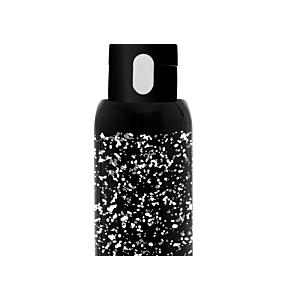 Bouteille d'eau 500 ml Motif Granite - Noir