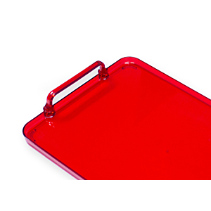 Plateau AURORA grand 38x26 cm - Rouge