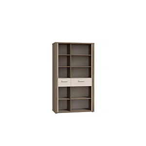 Étagère DROITE DEDELOS LED En Option - Marron / Beige Vitres et bibliothèques