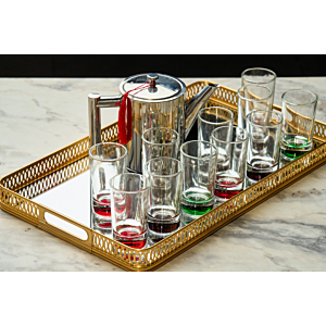 PACK DE 6 VERRES TRADY - Multicouleur