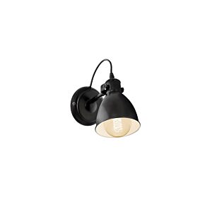 Applique Murale PRIDDY - Noir / Blanc Lampadaire