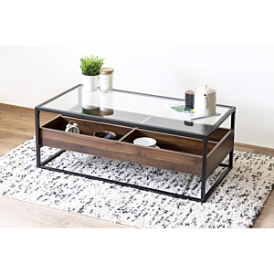 TABLE BASSE SUWAN - Marron