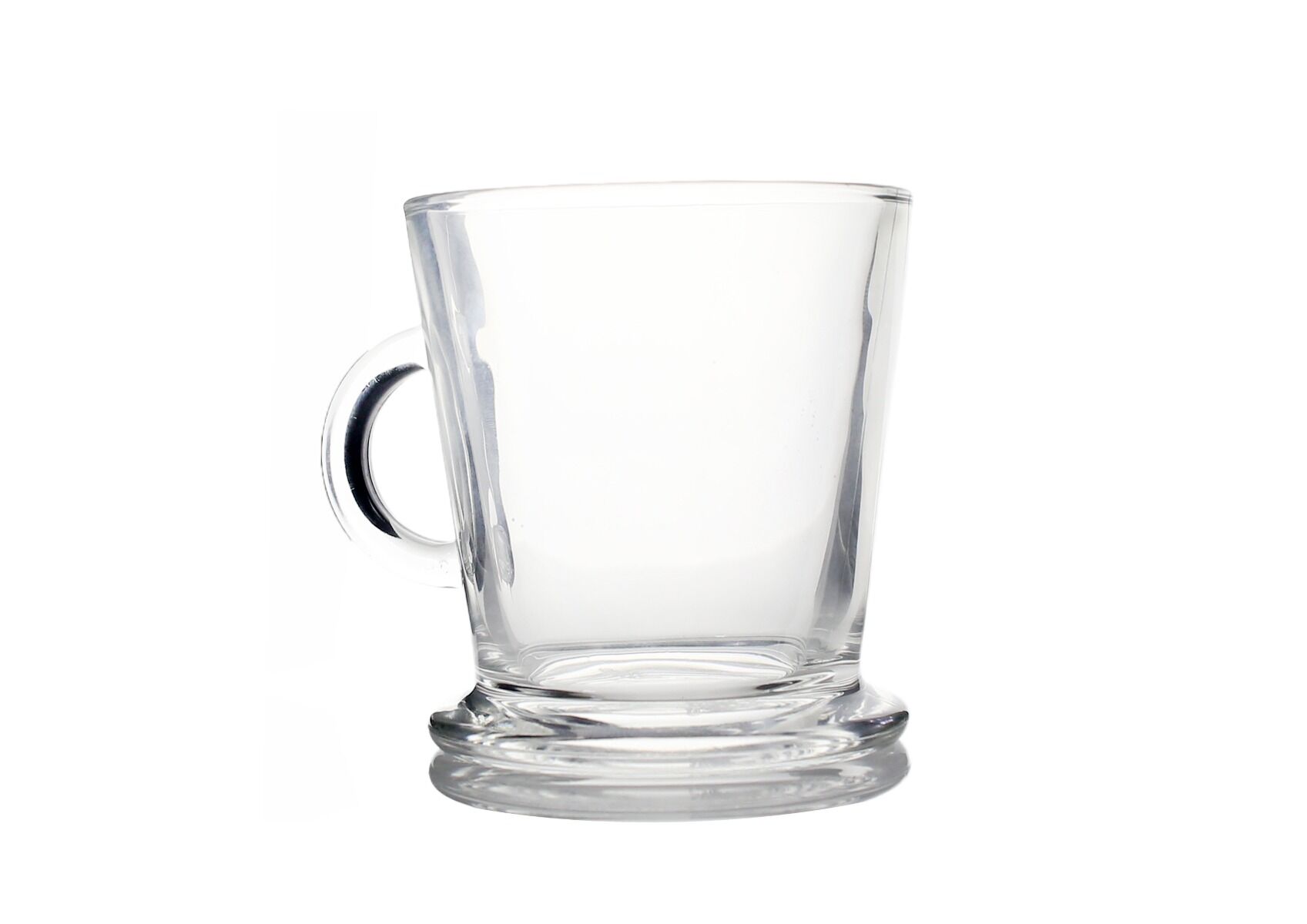 Pack de 6 Tasse À Café Avec Sous Tasse En Verre - CITY GLASS - 90 ml