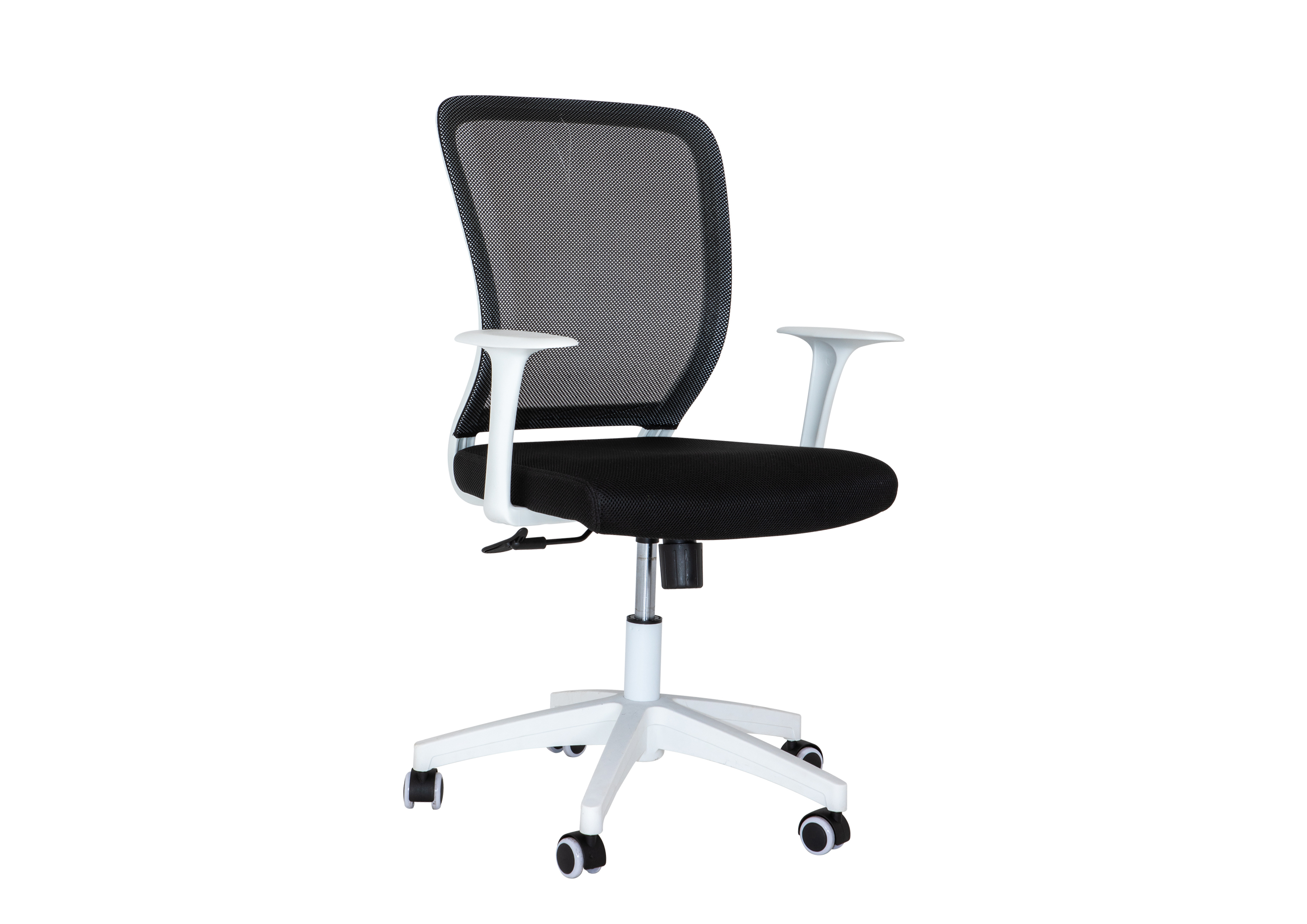 Magnifique fauteuil de bureau ergonomique blanc et noir