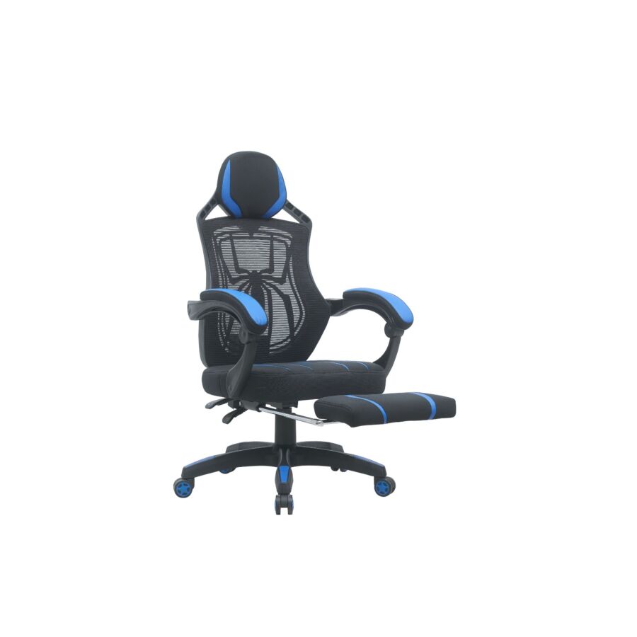 Chaise Gamer SPIDER - Noir / Bleu