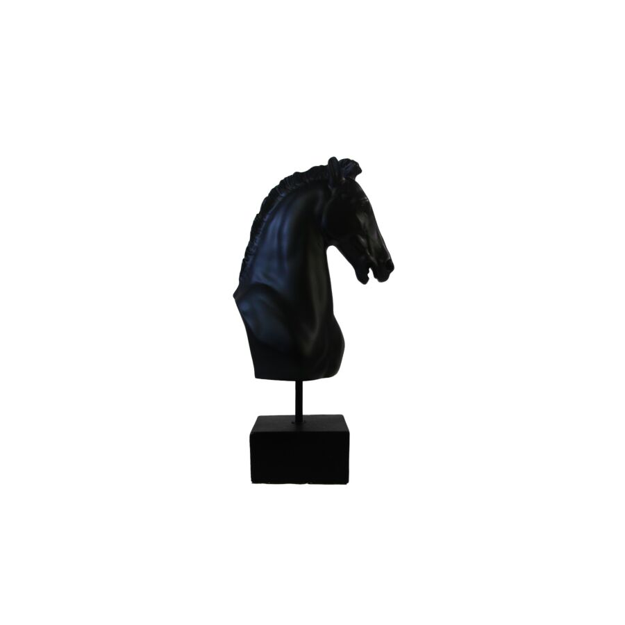 Statue Décoratif Cheval - Noir