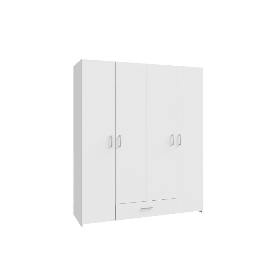 ARMOIRE ECONOBOX 4 Portes - Blanc Armoires rangements