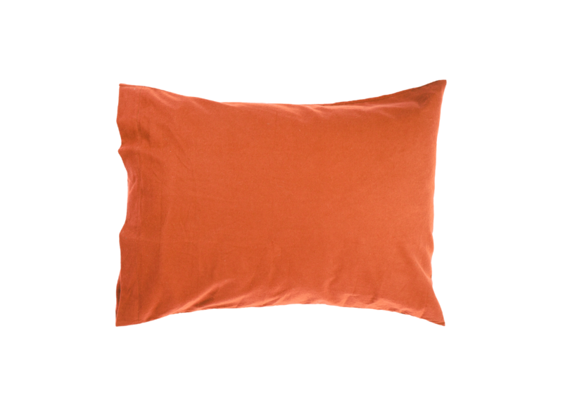 Taie D’Oreiller UNI FLANELLE 50x70cm - Terracota