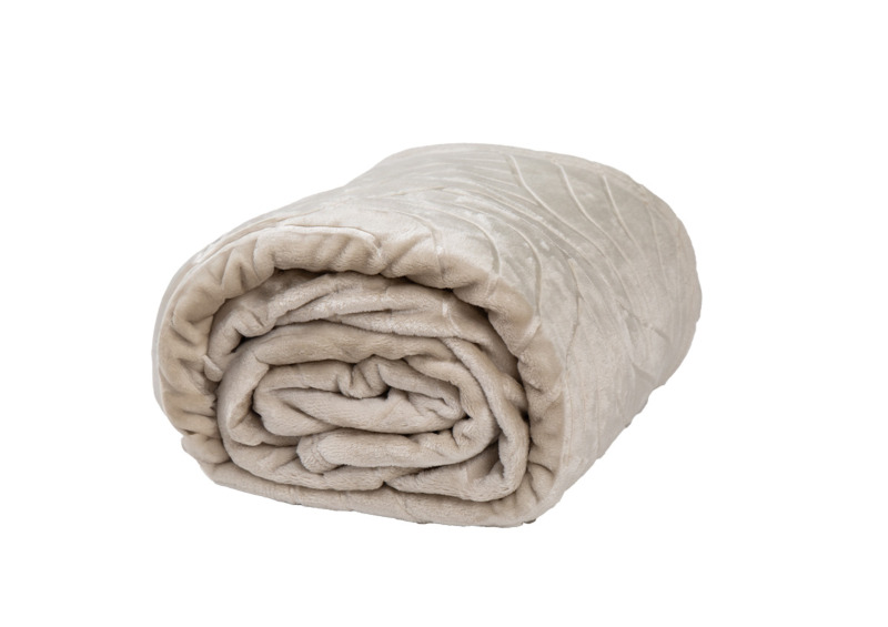 Plaid Flanelle 150x220cm - Beige